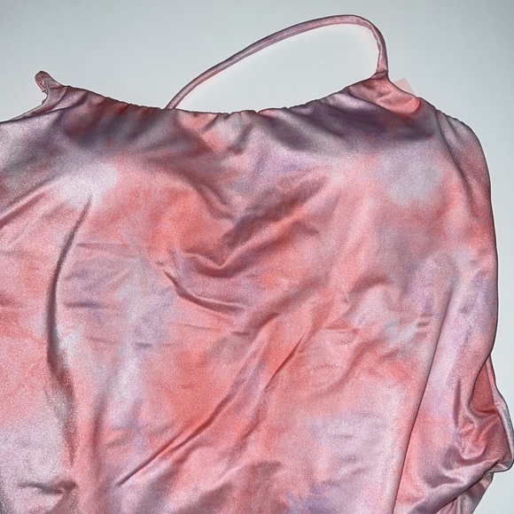 VS Swim Essential Scoop One-Piece Swimsuit tie dye pink size XL - Picture 8 of 8
